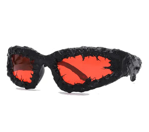 Punk Cat-Eye Fashion Sunglasses – Unisex Statement Shades Rieworkes