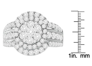 14k White Gold 2ct TDW Diamond Engagement Ring (H - I,SI2 - I1) - Rieworkes