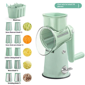 Multifunctional Hand Roller Vegetable Cutter & Shredder Rieworkes