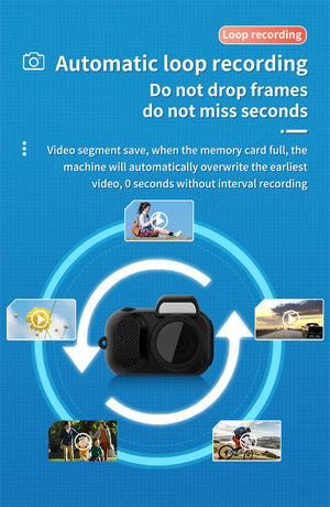 Compact 1080p HD Retro Mini Camera - Perfect Pocket-Sized Gift for Any Occasion! Mimarta