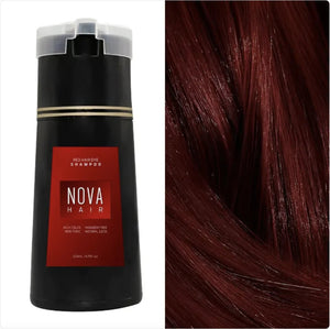 3 - in - 1 Natural Hair Dye & Care Shampoo – Fast - Acting, Long - Lasting Color for Men & Women - Rieworkes