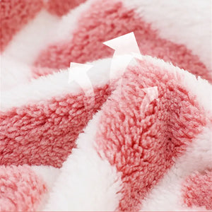 Cute Plaid Flowers Microfiber Towel Bath Towel Soft Face Towels
