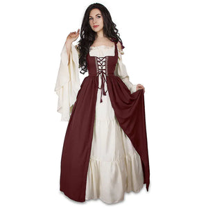 Medieval Costume Dress for Women's Halloween Party
