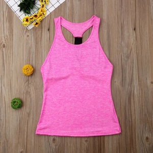Casual Sleeveless Women Yoga Shirts