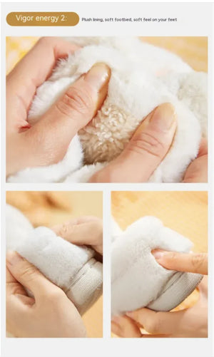 Cozy Fluffy Cotton Indoor Winter Shoes for Kids Rieworkes