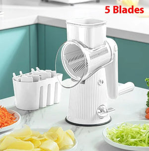 Multifunctional Hand Roller Vegetable Cutter & Shredder Rieworkes
