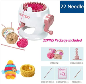 DIY Knitting Machine Smart Weaving Knit Rotating Toy Scarf Sock Mimarta