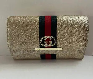 Lux Clutch Bag with Chain Handle