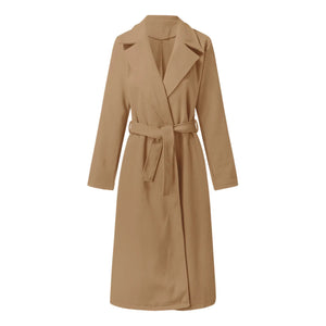 2023 Fall Winter Women's Long Solid Color Coat