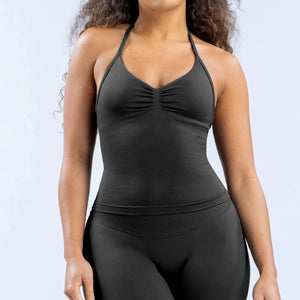 Matte Nylon Seamless Sports Vest Top Rieworkes