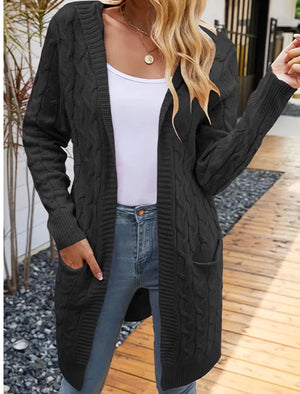 Women's Long Solid Color Sweater Rieworkes