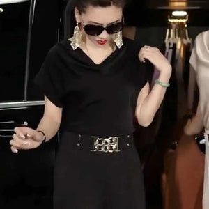 2023 Women's Casual Wide-Leg Skirt Set for Summer