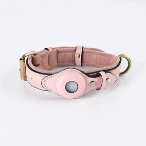 Leather Anti-Lost Dog Collar Rieworkes