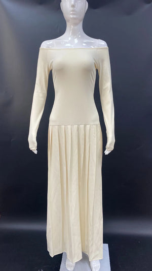 Elegant Retro Split Dress Mimarta