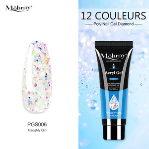 Poly Acrylic Gel: 15ML UV Gel for Nail Extension - 38 Colors