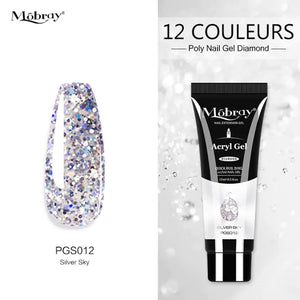 Poly Acrylic Gel: 15ML UV Gel for Nail Extension - 38 Colors