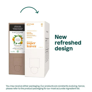 ATTITUDE Liquid Hand Soap, EWG Verified, Plant and Mineral - Based, Vegan Personal Care Products, Orange Leaves, 135.26 Fl Oz 1.06 Gallon (Pack of 1) - Rieworkes