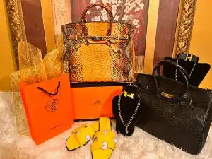 H Lux Crocodile Bags