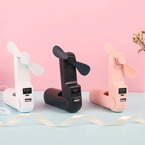 Trio 3 in 1 Light Fan And Charger For Your Phone Mimarta