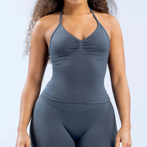 Matte Nylon Seamless Sports Vest Top Rieworkes