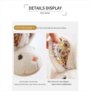 Cozy Fluffy Cotton Indoor Winter Shoes for Kids Rieworkes