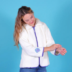 Biggdesign Evil Eye Womens Fleece Jacket