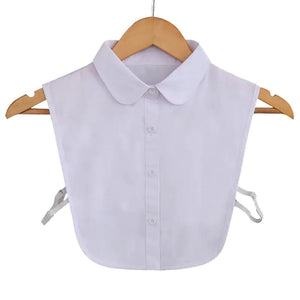 2023 Women's White Shirt Faux Collar Accessory