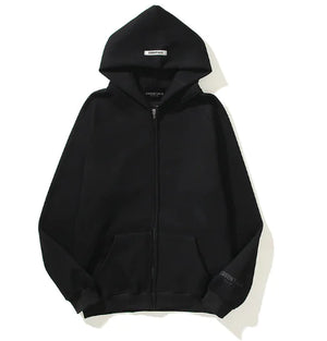 Plain Zip-Up Hoodie Rieworkes