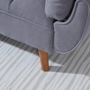 2064 Corduroy Sofa Sofa Bed-Smoke Gray