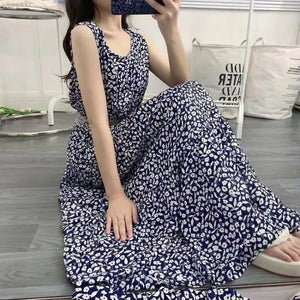 Batik Printed Cotton Dress and Skirt Combo