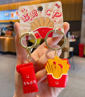 Couple A Pair Of Buckles Creative Keychain Rieworkes