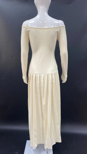 Elegant Retro Split Dress Mimarta