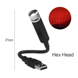 Mini LED Car Night Light Roof Projector Rieworkes