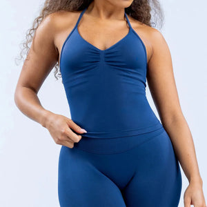 Matte Nylon Seamless Sports Vest Top Rieworkes