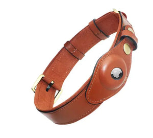 Leather Anti-Lost Dog Collar Rieworkes