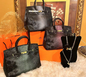 H Lux Crocodile Bags