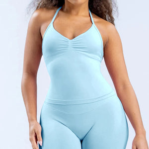 Matte Nylon Seamless Sports Vest Top Rieworkes