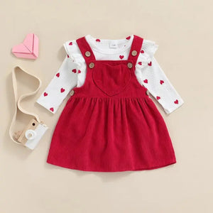 Baby Girl Valentine's Day Suit Heart Size Imcute Official Store