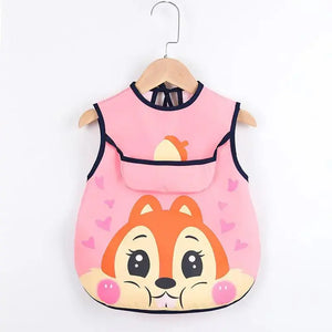 Baby Kids Long Sleeve Scarf Waterproof Apron COZOK Sweety Store