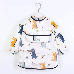 Baby Kids Long Sleeve Scarf Waterproof Apron COZOK Sweety Store