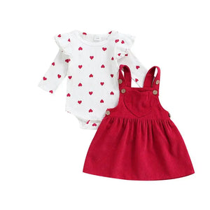 Baby Girl Valentine's Day Suit Heart Size Imcute Official Store
