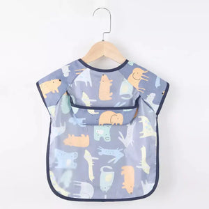 Baby Kids Long Sleeve Scarf Waterproof Apron COZOK Sweety Store