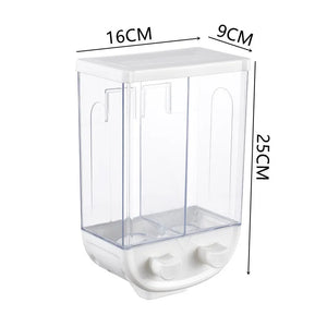 Convenient Wall Mounted Cereal Dispenser Containers