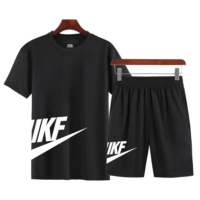 Luxury Men's T-Shirt and Shorts Set for Teens (2 Pieces)