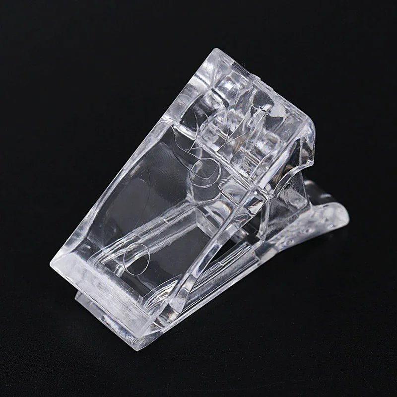 10 PCS Nail Tips Clip Quick Building Poly Builder Gel DIY Extension Clamp Clips - Rieworkes