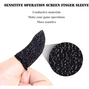 10 Pcs Screen PUBG Gaming Finger Sleeve Game Controller Mobile Sweatproof Gloves - Rieworkes