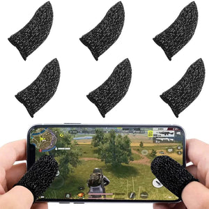 10 Pcs Screen PUBG Gaming Finger Sleeve Game Controller Mobile Sweatproof Gloves - Rieworkes