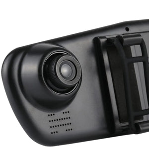 1080P HD Rearview Mirror Car DVR Dual Dash Cam Camera Front Rear Video Recorder - Rieworkes