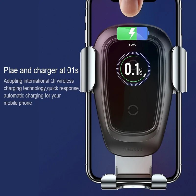 10w wireless charger and car phone holder - Rieworkes
