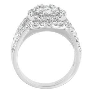 14k White Gold 2ct TDW Diamond Engagement Ring (H - I,SI2 - I1) - Rieworkes